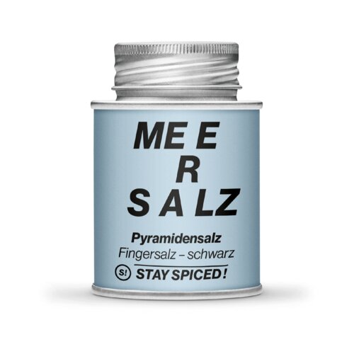 Stay Spiced! Piramidna sol - "prstna sol" črna Cene