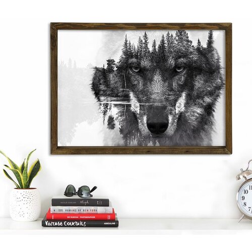 WALLXPERT MZM778 Dekorativna Slika u Ramu, Višebojna, MDF Slike