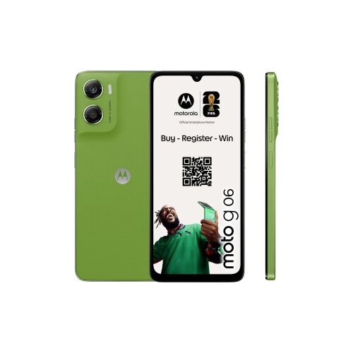 Posital Fraba Motorola g06 256 GB zelena Energetska učinkovitost 2021 A (A - G) 17.5 cm (6.88 palac) pametni telefon Slike
