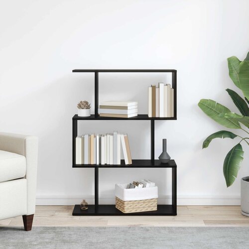  za knjige Crni hrast 70 x 24 x 97 cm Konstruirano drvo Slike