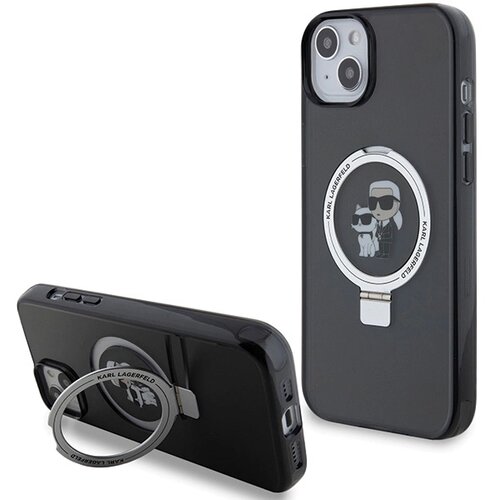 Karl Lagerfeld ETUI STOJALO ZA PRSTANE ZA MAGSAFE ZA IPHONE 15 ČRNA, (21973802) Cene