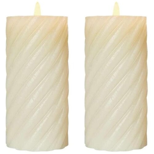 Emos LED dekoracija voščena svečka, 17 cm, 2x AAA, notranja, toplo bela, 2 kosa Cene
