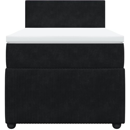 Box spring krevet s madracem crni 90x190 cm bar&amp;scaron;unasti Slike