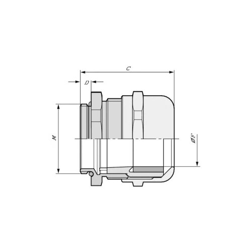  Kabelska uvodnica M25 mesing prirodne boje LappKabel SKINTOP MS-IS-M 25X1,5 25 kom. Cijene
