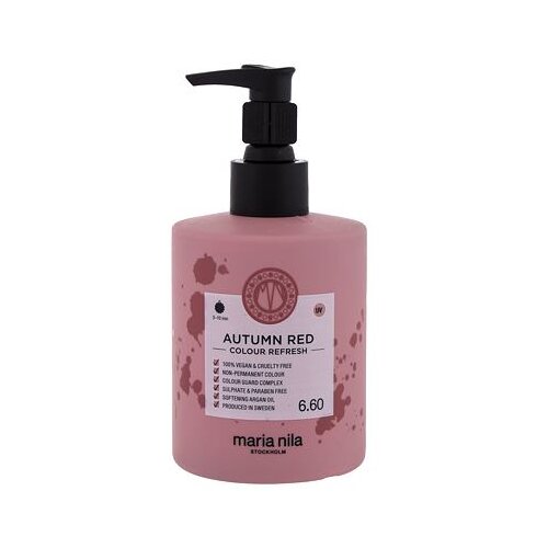 Maria Nila colour Refresh hranjiva i obojena maska za kosu 300 ml nijansa 6,60 Autumn Red Slike