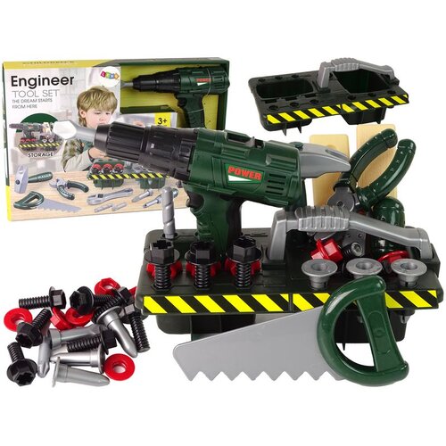  Handyman set odvijač na baterije s vijcima i maticama zeleni Cene