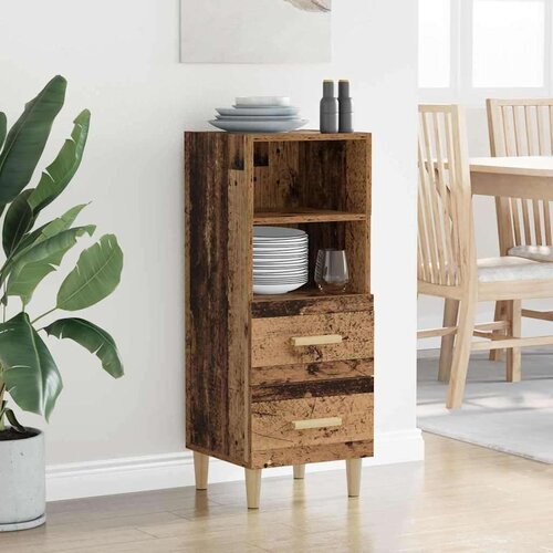 vidaXL Kreveta Staro drvo 34 x 34.5 x 90 cm Konstruirano drvo Cijene