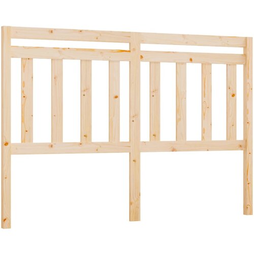 Maison Chic posteljno vzglavje - vzglavna omarica - nočna omarica 126x4x100 cm trdna borovina, (21704587) Slike