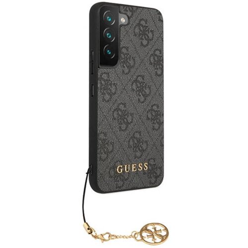 Guess GUHCS23SGF4GGR silikonski ovitek za Samsung Galaxy S23 5G - siv Slike