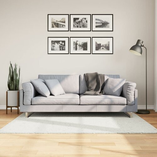 vidaXL Preproga OVIEDO s kratkimi vlakni krem 120x170 cm Cene