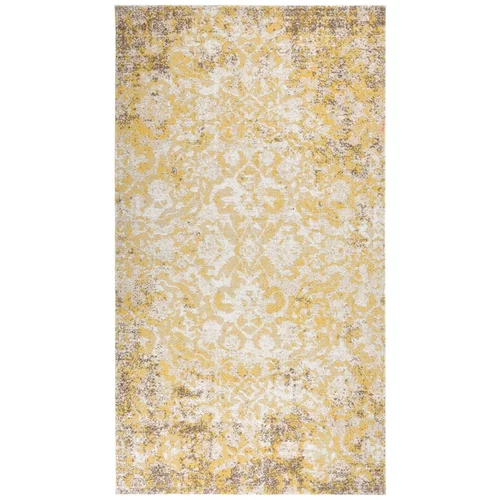 Vanjski tepih ravno tkanje 115 x 170 cm žuti