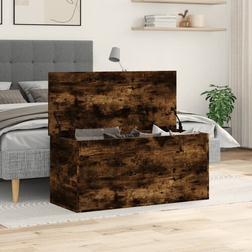  Kutija za pohranu boja hrasta 100x42x46 cm konstruirano drvo Slike