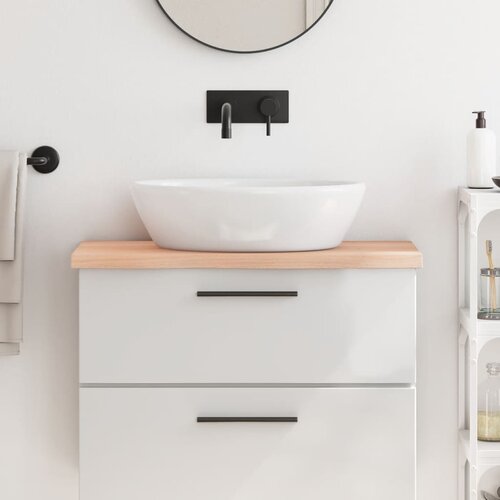 VidaXL Kopalni&amp;scaron;ki pult 80x30x(2-4) cm neobdelan trden les Slike