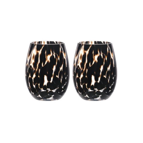 Widdop & Co. Hestia - Ča&scaron;e set 2- Hestia, Dark Brown, Tortoise Shell, Tumbler Cene