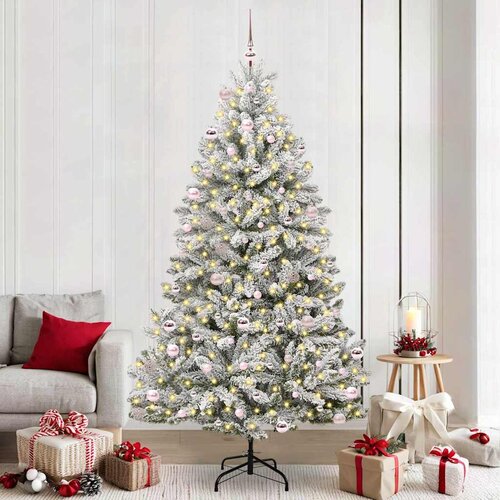  Umjetno božićno drvce 240 cm 300 LED lampica Topla bijela Cene