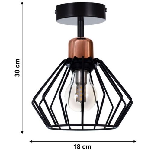  Plafonski luster PORTO 1xE27/40W/230V Slike