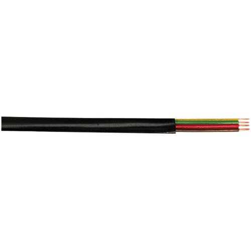 Logilink telephone cable, flat, 4 wire, black,100 m,CM04 Slike