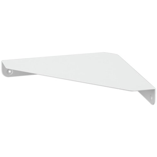YAMAZAKI Bela kotna kovinska polica 22 cm Tower &ndash; Cene
