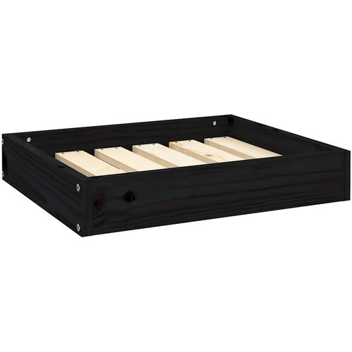  za pse crna 55,5 x 45,5 x 28 cm od masivne borovine Slike
