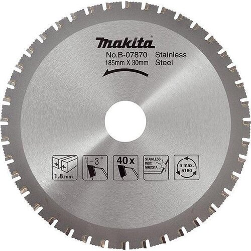 Makita list za testeru od tvrdog metala, inox, sa 40 zubaca B-07870 Cene