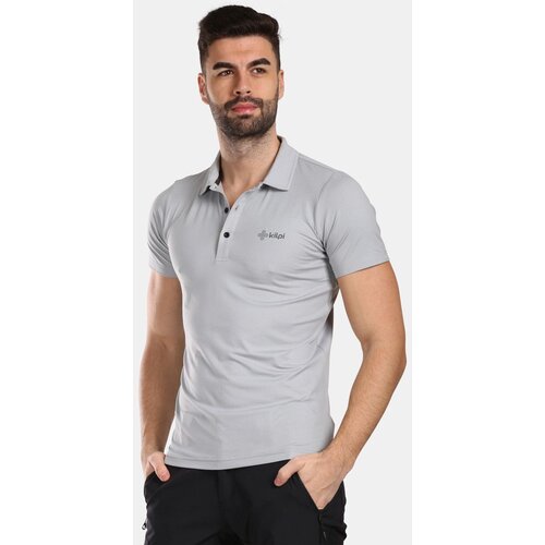 Kilpi Men&amp;#039;s functional polo shirt GIVRY-M Light grey Slike