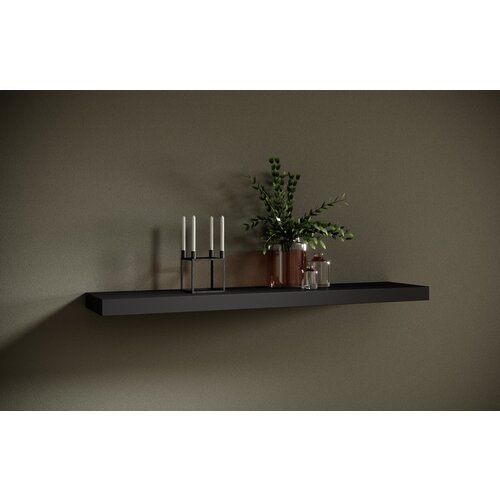 ADRK Zidna polica ANDREA 120 cm 120 cm - CRNA Cijene