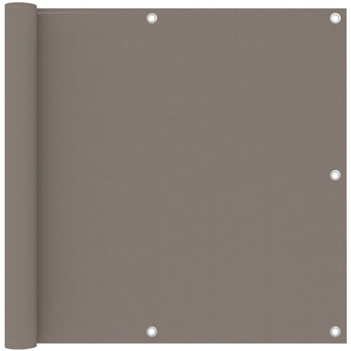 VidaXL Balkonsko platno taupe 90x400 cm oksford blago Slike