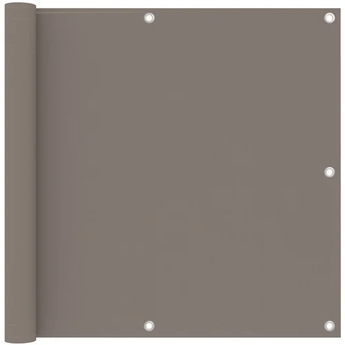 vidaXL Balkonsko platno taupe 90x400 cm oksford blago