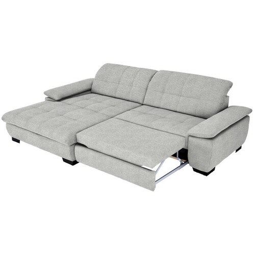 CARRYHOME KOTNA SEDEŽNA GARNITURA, tkanina platinaste barve Slike