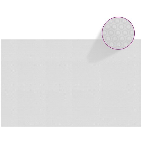 VidaXL Plavajoča PE solarna folija za bazen 800x500 cm siva Slike