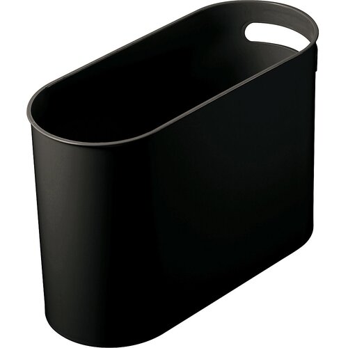 Helit ovalen ko&amp;scaron; za papir, prostornina 22 l, &amp;scaron;xvxg 180 x 300 x 450 mm, črn, de 4 kosi Slike