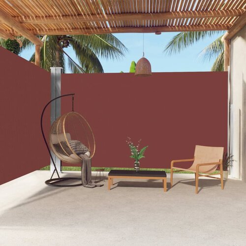 The Living Store Zložljiva stranska tenda rjava 220x600 cm - Stranska Tenda, (21750238) Cene