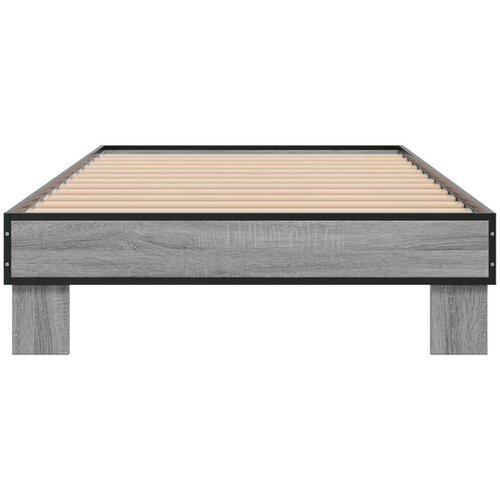 VidaXL Okvir za krevet boja hrasta 75 x 190 cm od konstruiranog drva Slike