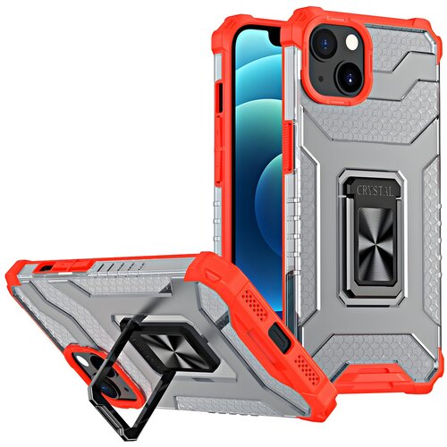 IZMAEL.eu Futrola Crystal Ring Case za Apple iPhone 13 Mini - Crvena Cene