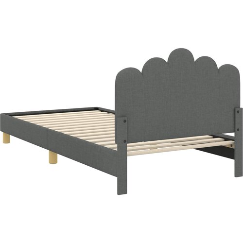  za djecu s uzglavljem Tamnosiva 80 x 200 cm Tkanina Slike