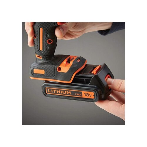 Black &amp;amp; Decker BDCHD18KB aku udarna bu&amp;scaron;ilica 18v kofer+baterije Slike