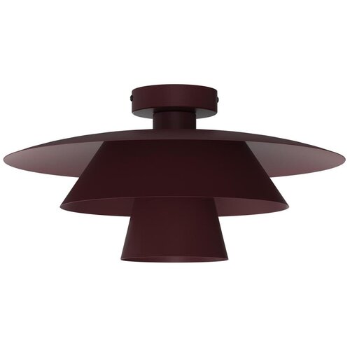  plafonsko svetlo plato 1xE27/15W/230V, prečnika 32 cm, bordo Slike