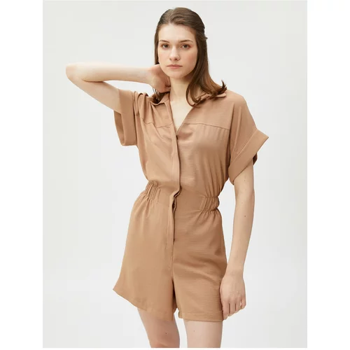 Koton Jumpsuit - Brown - Fitted