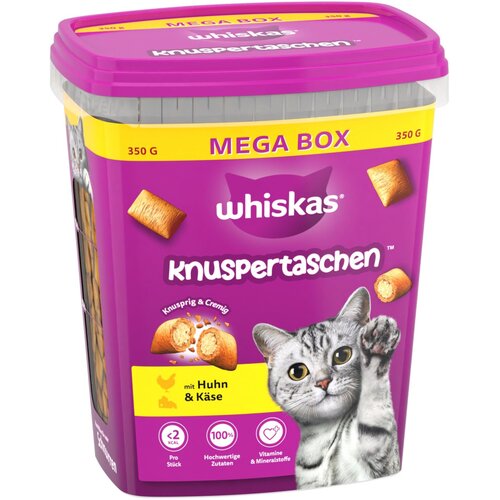 Whiskas hrskavi jastučići - Piletina i sir 350 g Slike