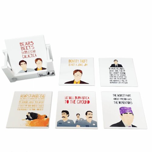  Set Podmetača s Motivima Serije "The Office" &ndash; Smijeh na Svakom Stolu &Scaron;1884 Cijene