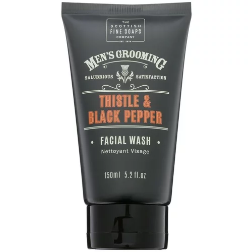 Scottish Fine Soaps Men’s Grooming Thistle & Black Pepper gel za pranje lica 150 ml