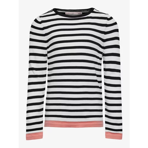 Only Black-and-White Girl Striped Sweater Suzana - Girls