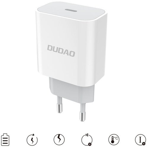  USB Stenski polnilec Type-C PD 18W DUDAO Slike