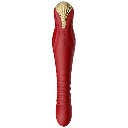 Zalo Vibrator King Thruster rdeč Cene