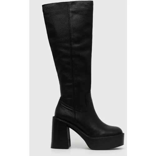 Aldo Usnjeni elegantni škornji Rykiel ženski, črna barva, 13621050Rykiel