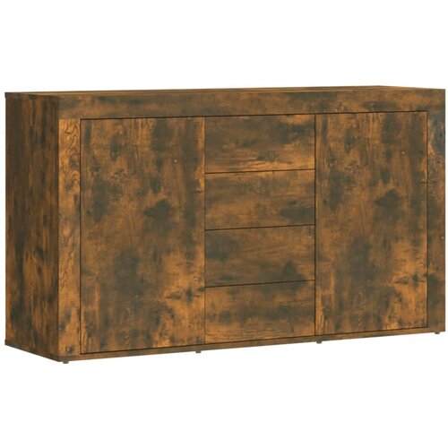 Maison Chic Komoda - Predalnik dimljeni hrast 120x36x69 cm konstruiran les, (21718277) Slike