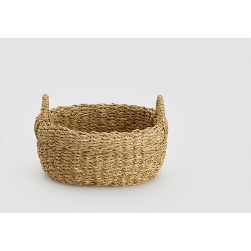 Reserved - Košara za shranjevanje iz morske trave - Rjava Cene