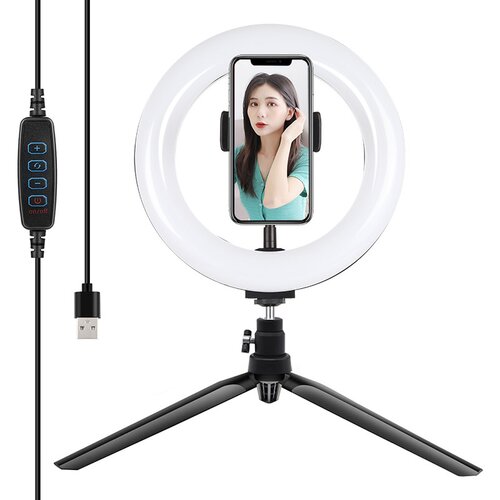 PULUZ LED RING SVETILKA 20CM Z DRŽALOM ZA TELEFON ZA SNEMANJE, (5000291084) Cene