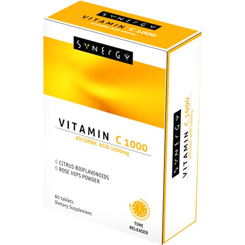 Synergy vitamin c 1000mg tablete 60/1 Cene