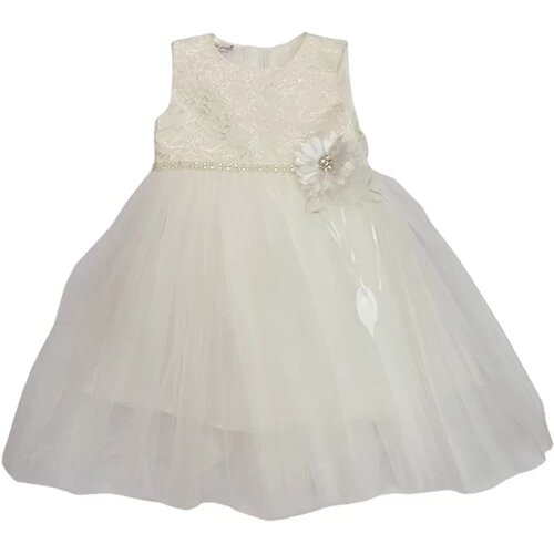 Vrabac Haljina za bebe 4252, Bela Slike